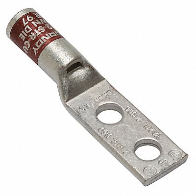 BURNDY YA2CL2TC14 Two Hole Lug Compression Connector STD Brown 10