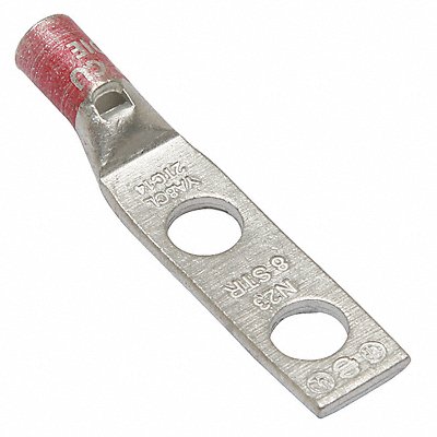 BURNDY YA8CL2TC14 Two Hole Lug Compression Connector STD Red 49