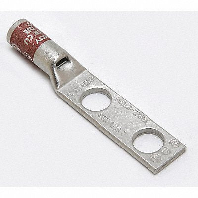 BURNDY YA2CL2TC38 Two Hole Lug Compression Connector STD Brown 10