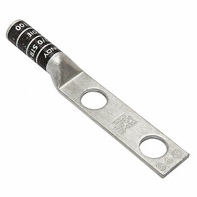 BURNDY YA262N Two Hole Lug Compression Connector Long Black 13