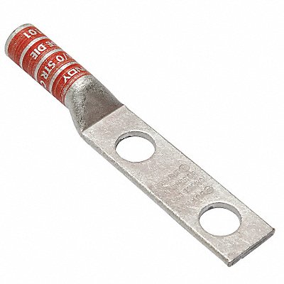 BURNDY YA272N Two Hole Lug Compression Connector Long Orange 14