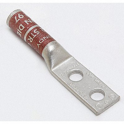 BURNDY YA2C2TC14 Two Hole Lug Compression Connector Long Brown 10