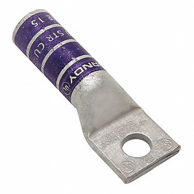 BURNDY YA28TC38 One Hole Lug Compression Connector Long Purple 15