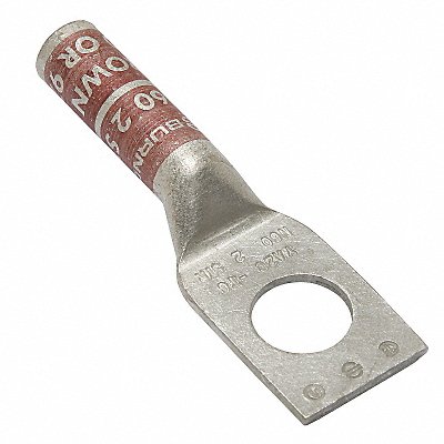 BURNDY YA2CT6 One Hole Lug Compression Connector Long Brown 10