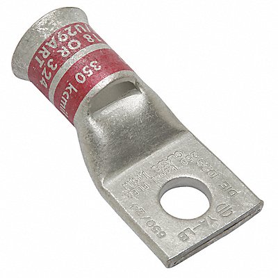 BURNDY YA31LB One Hole Lug Compression Connector STD Red 1025/18