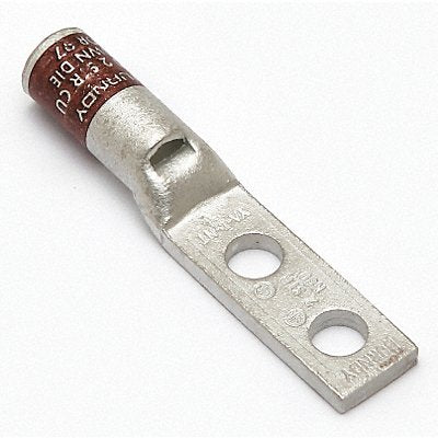 BURNDY YA2CL2NT14 Two Hole Lug Compression Connector STD Brown 10