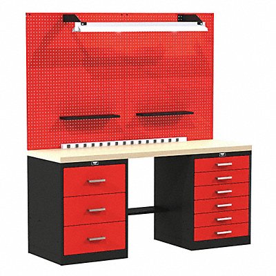 HALLOWELL FKBASICSMM Basic Modular Storage Unit 78 H 60 W 24 D