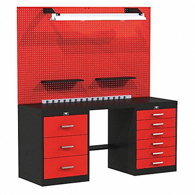 HALLOWELL FKBASICLGS Basic Modular Storage Unit 78 H 72 W 24 D