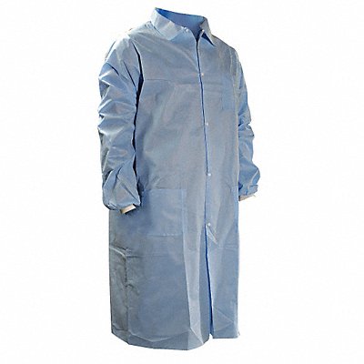 CELLUCAP 3504BX Laboratory Coat XL Blue SMS PK25