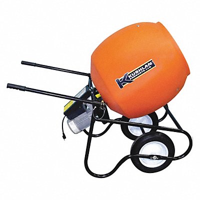 KUSHLAN PRODUCTS 600DD Wheelbarrow Mixer 6 cu ft 115V 3/4HP