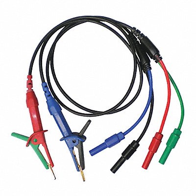 EXTECH 380565 Test Lead Acc Kelvin Alligator Clip