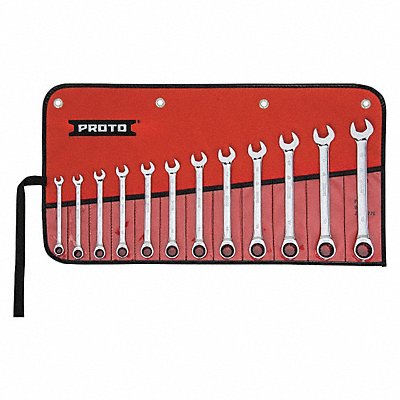 PROTO JSCRMT12S Combination Wrench St Steel Fll Plish Standard
