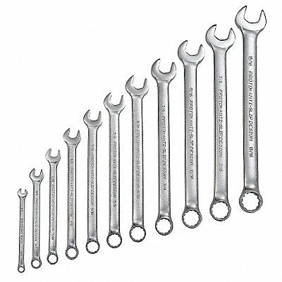 PROTO J1200GASD11 Combination Wrench St Steel Black Oxide Stnd Offset