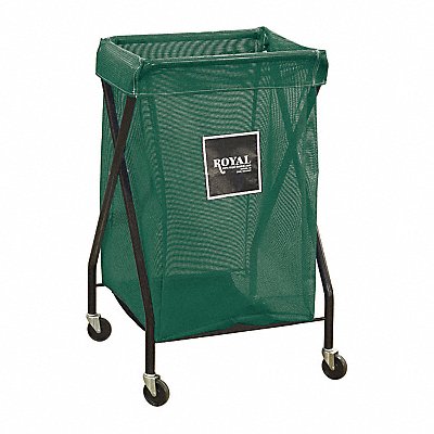 ROYAL BASKET TRUCKS G06EEXXMA3ONN X-Frame Cart 6 Bu Green Mesh