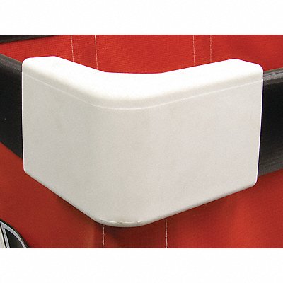 ROYAL BASKET TRUCKS G00WHXBMK Corner Bumper Kit White PK4