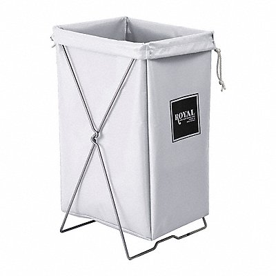 ROYAL BASKET TRUCKS G00WWXHBK Hamper Kit 30 gal White