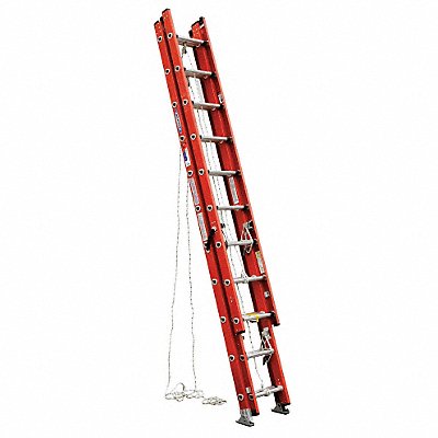 WERNER D62283 Extension Ladder Fiberglass 28 ft IA