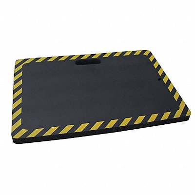 CONDOR 22EN46 Kneeling Pad 21 L 14 W Rubber Black