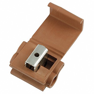 POWER FIRST 22EW63 InsulDsplConn Brown Run Tap PP PK100