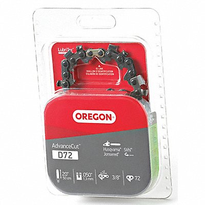 OREGON D72 Saw Chain 20 in .050 in 3/8 in Pitch