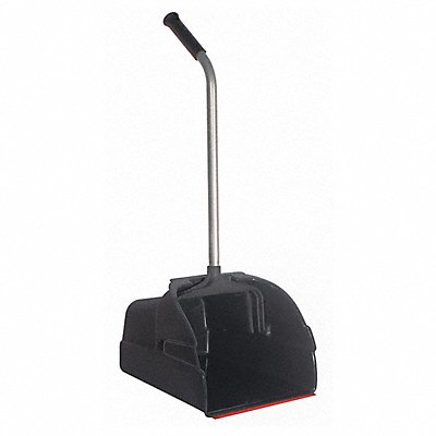 GRAINGER 22F182 Long Handled Dust Pan Black