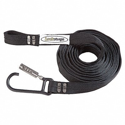 LOCKSTRAPS 301 Tie Down Strap Snap-Hook Black
