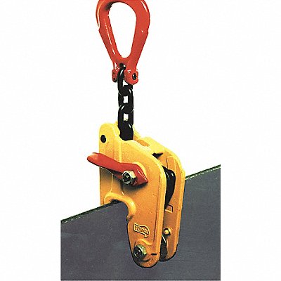 TRACTEL 50348 Plate Clamp 9 921 lb Load Cap. Automatic