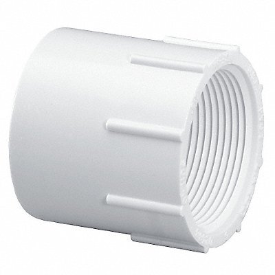 GRAINGER 435060 Female Adaptor 6 in Schedule 40 White