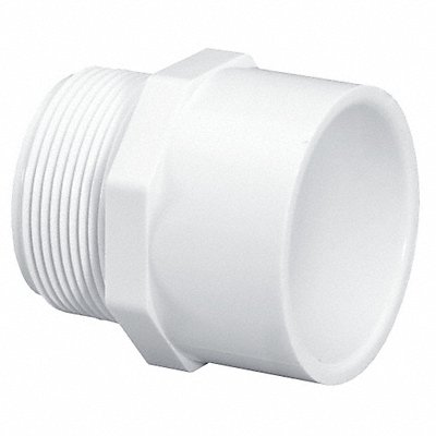 GRAINGER 436012 Male Adaptor 1 1/4 x 1 1/4 in PVC SCH 40