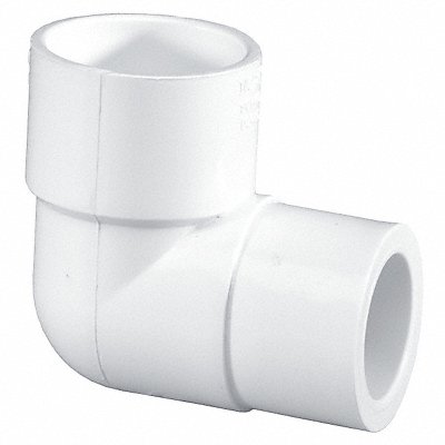 GRAINGER 406101 90 Reducing Elbow 3/4 x 1/2 in PVC