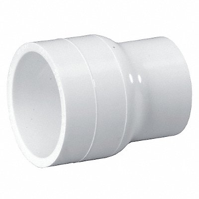 GRAINGER 429212 Reducing Coupling 1 1/2 x 1 1/4 in PVC