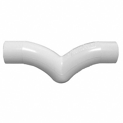 GRAINGER HRT507 P-Trap 1/2 x 3/4 in Schedule 40 White