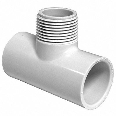 GRAINGER 402B010 Tee 1 in Pipe Size Schedule 40 450 PSI