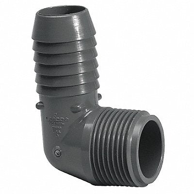GRAINGER 1413007 Elbow 90 Degrees 3/4 in 200 PSI Grey