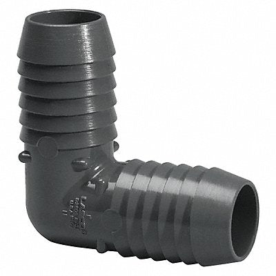 GRAINGER 1406015 Elbow 90 Degrees 1 1/2 in Grey 200 PSI