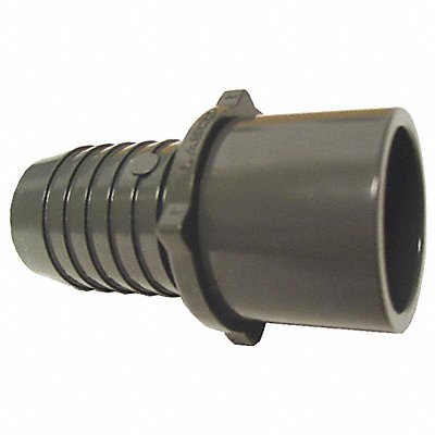 GRAINGER 1432010 Adaptor 1 in Insert x Spigot Grey