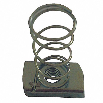 GRAINGER 22FP78 Channel Nut w/SpringGalvanised Steel