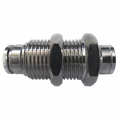 GRAINGER 22FR67 Bulkhead Union 1/4 in Tube