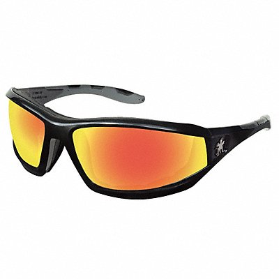 MCR SAFETY RP21R Safety Glasses Red/Fire Mirror