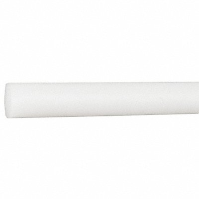 GRAINGER 22JM31 Plastic Rod Polypropyl 1/4 Dia 4ftL White