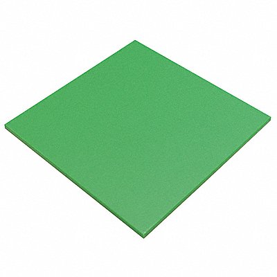 GRAINGER 22JM92 K6064 Plastic Sheet HDPE 48 x96 0.5 T Green Opaq