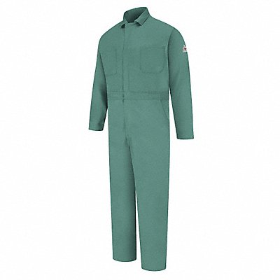 BULWARK CEW2VGLNL J6374 Flame Resistant Coverall Lght Green L