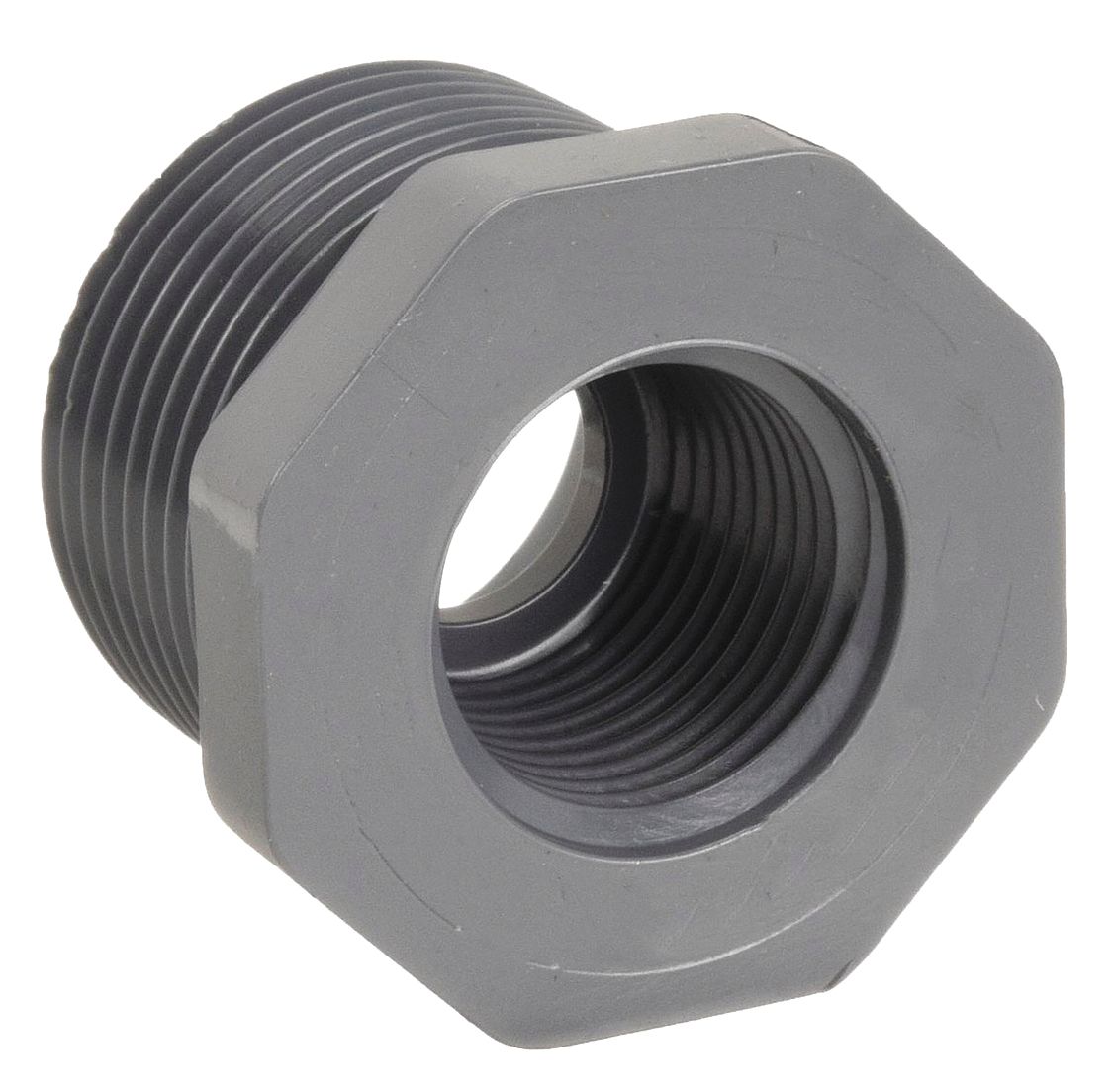 GRAINGER 839099 Reducing Bushing 3/8 x 3/4 in MNPT PVC