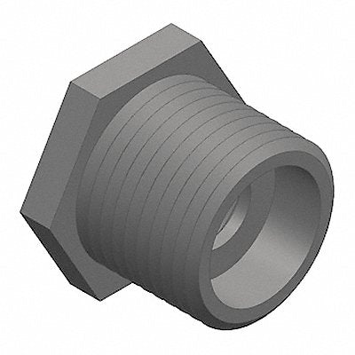 GRAINGER 839052 Reducing Bushing 1/4 x 3/8 in MNPT PVC