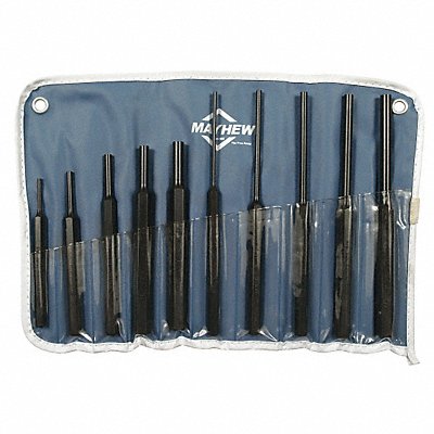 MAYHEW 61511 Drive Pin Punch Set 10 Pieces Steel