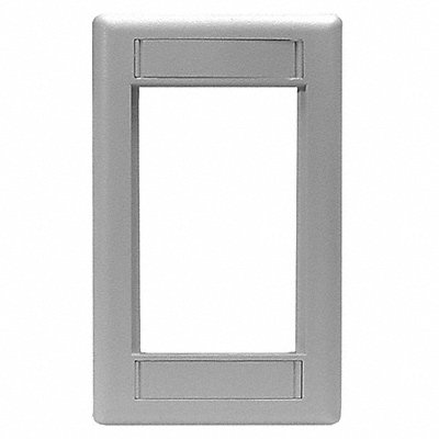 HUBBELL PREMISE WIRING IMF1GY IStation Plate Grey 3U