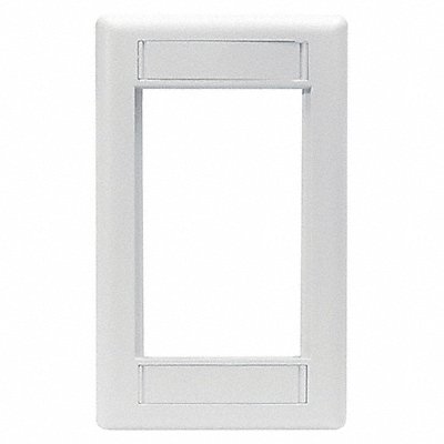 HUBBELL PREMISE WIRING IMF1W IStation Plate White 3U