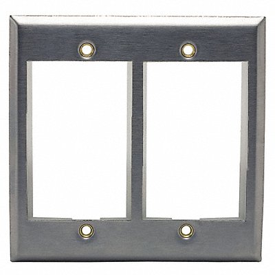 HUBBELL PREMISE WIRING IMSS2 IStation Plate Grey 6U