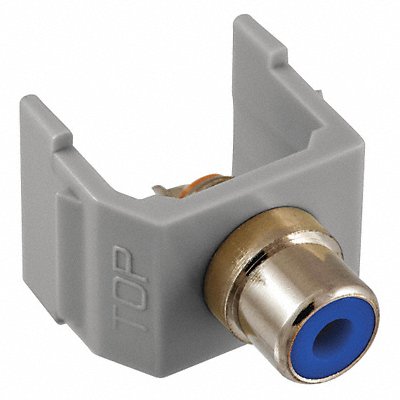 HUBBELL PREMISE WIRING SFRCBGY Connector RCA Duplex Grey