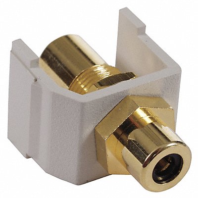 HUBBELL PREMISE WIRING SFRCBKFF Connector RCA Duplex White